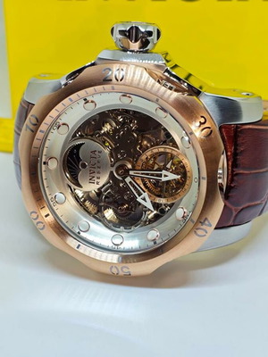 Invicta Reserve 53.7mm Skeleton Αυτόματο Μηχανικό Ρολόι Like New