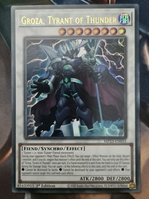 Groza, Tyrant Of Thunder MP23 Yu-Gi-Oh! card