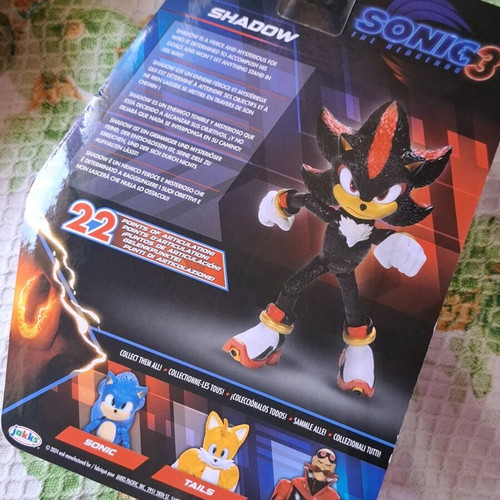 Sonic The Hedgehog Movie 3 Shadow figure new, collectible