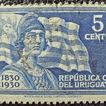 Uruguay 1930 stamp used