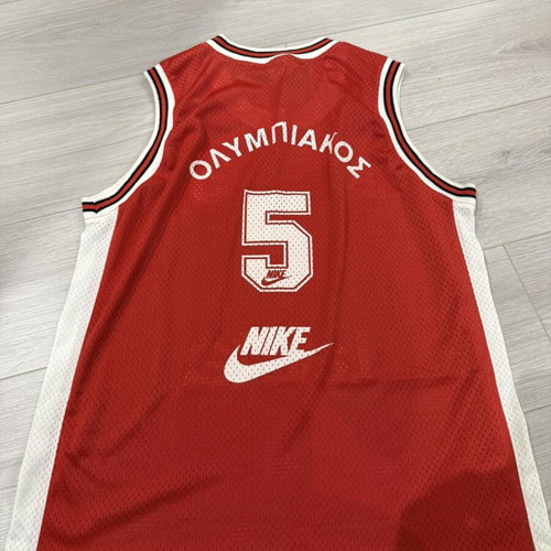 Vintage Olympiacos Basketball Jersey No 5 Sigalas Nike used