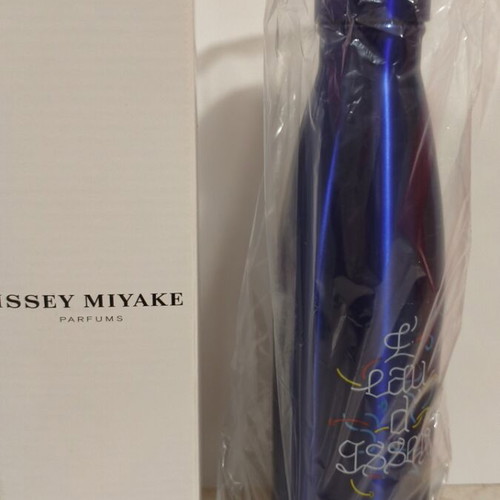 Issey Miyake metal water bottle new with box collectible