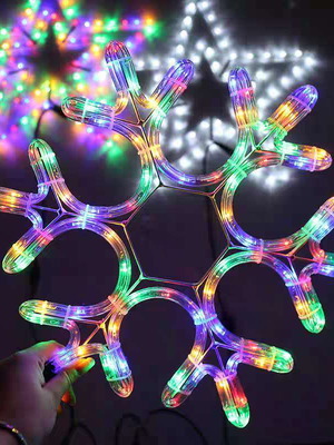 Χιονονιφάδα Led RGB για Χριστουγεννιάτικη Διακόσμηση