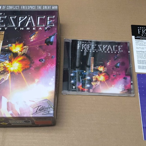 Conflict Freespace Silent Threat PC CD-ROM like new, Big Box