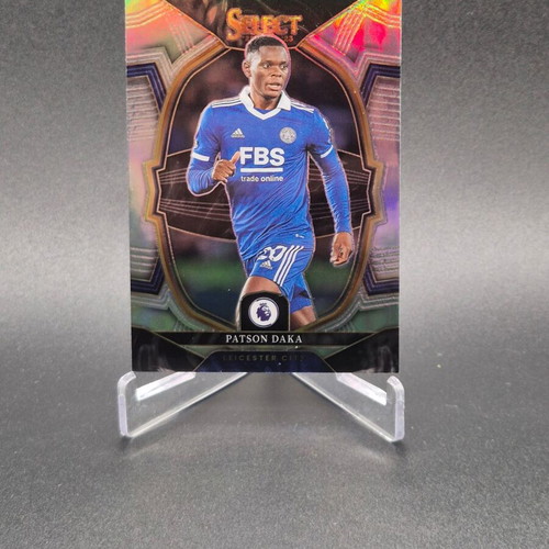 2022 Panini Select Premier League Terrace Silver Prizm Patson Daka #53 Leicester card