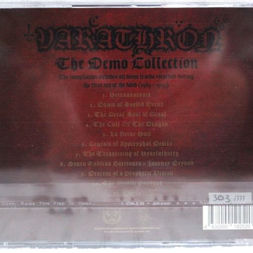 Varathron The Demo Collection CD limited edition sealed