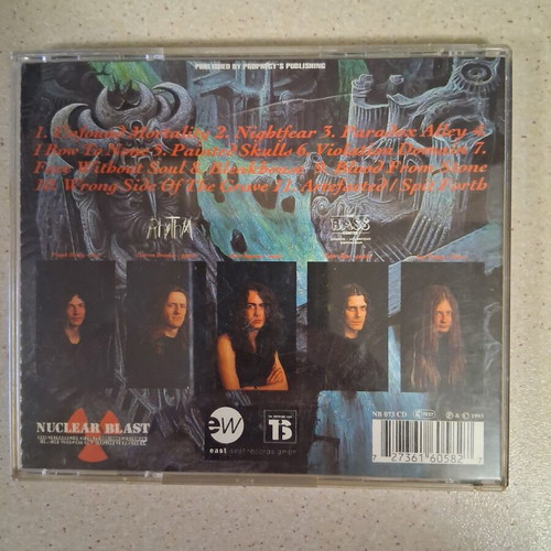 Benediction Transcend The Rubicon CD, Nuclear Blast NB 073, metal