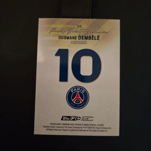 Ousmane Dembele Topps 57/99 PSG Card like new