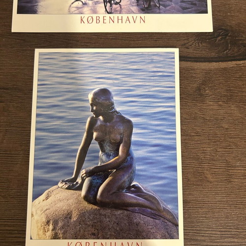 Postcards from Copenhagen Denmark like new, set of 2