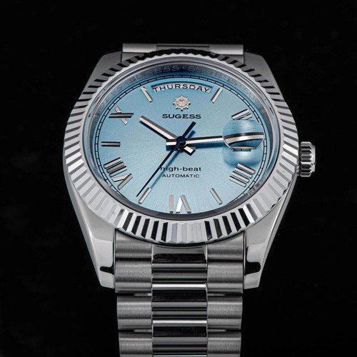 Sugess Hi-Beat Automatic Day Date Watch like new