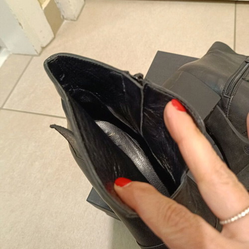 Clamazons ankle boots like new, black, size 39 with velcro