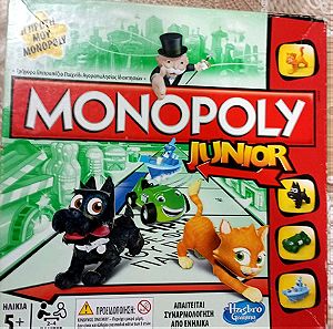 Παιχνίδια Επιτραπέζια MONOPOLY JUNIOR Άρτιο και χωρίς ελλείψεις.