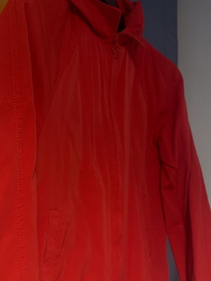 Benetton women's jacket red like new, size M