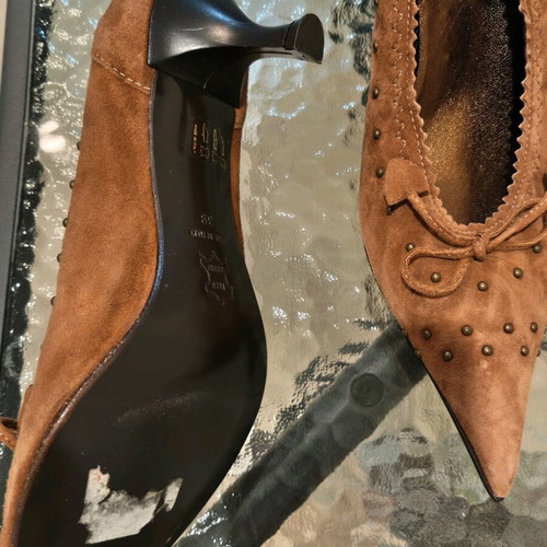 Toi&Moi suede brown pumps new size 38