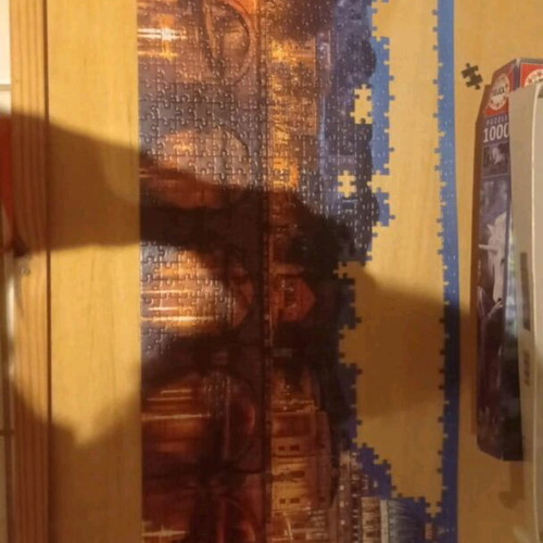 Puzzle like new, completed first, second and third