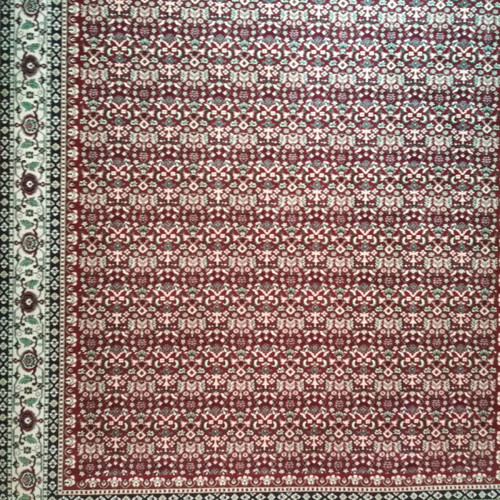 Biokarpet wool rug 2.50x3.00 new with burgundy color