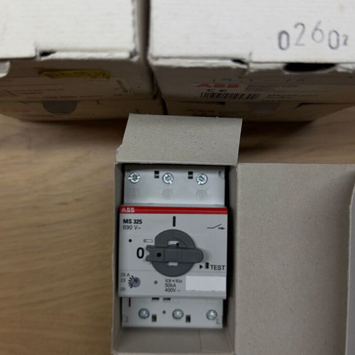 ABB MS325-0,25 20-25A circuit breaker new
