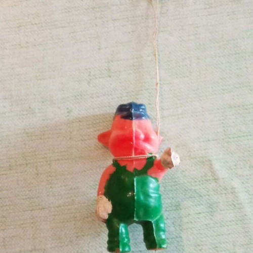 Fifer Pig vintage small celluloid toy used 1930-1940