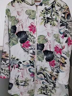 Jacket with inner fur like new, multicolor My Look