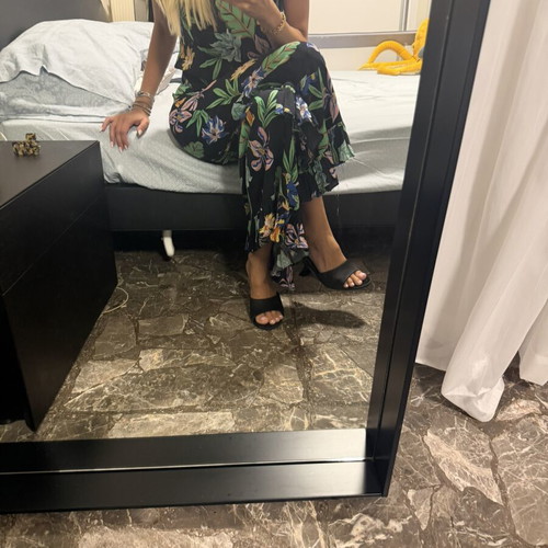 Zara tropical floral set top XS and palazzo pants S like new