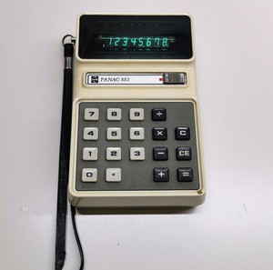 Vintage Αριθμομηχανή National Panasonic (PANAC) JE-883 (1975)