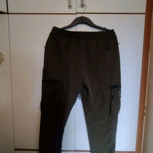 Men's pants like new, size XL, green with thin fabric