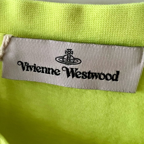 Vivienne Westwood Basic T-shirt new, neon yellow, size S