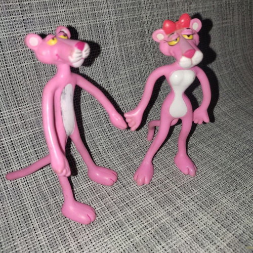 Pink Panther 2 figures used, male and female pink panther