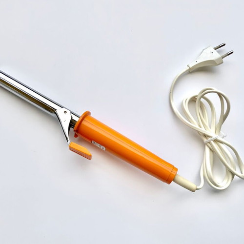 Hair Curling Iron Retro used, orange 1970s ABC
