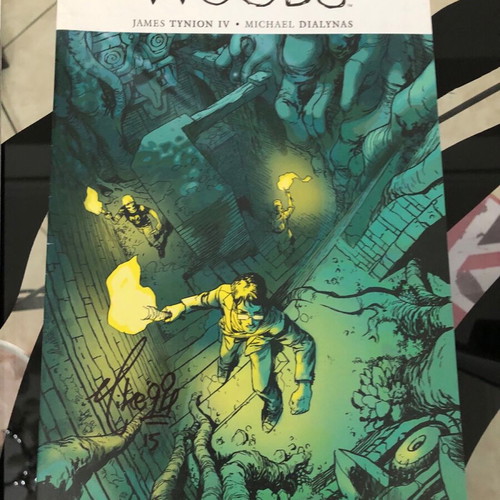 The Woods set of 8 comics new, signed by Michael Dialynas