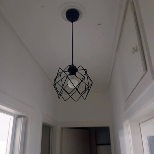 Set of ceiling and floor lamps like new