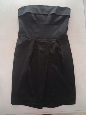 Strapless Black Dress Sarah Lawrence size L like new