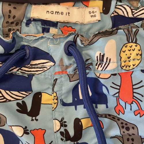 Name It boys' swimwear set like new, size 5-6 and 6-7