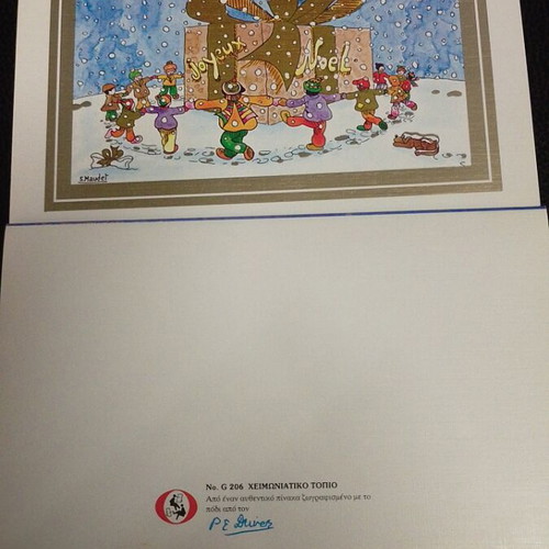 Christmas cards and tags like new, pack of 6 cards and 9 tags