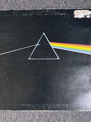 The Dark Side of the Moon Pink Floyd album jacket used, no vinyl