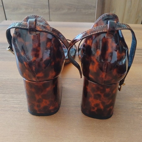 ASOS sandals with tortoise pattern
