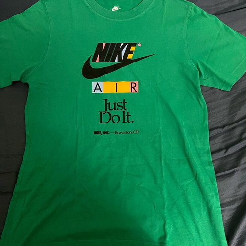 Nike limited tshirt new, black and green