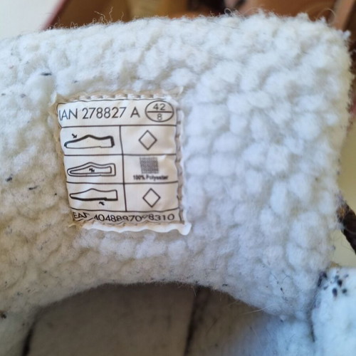 Footflex unisex winter boots with inner fur, size 42