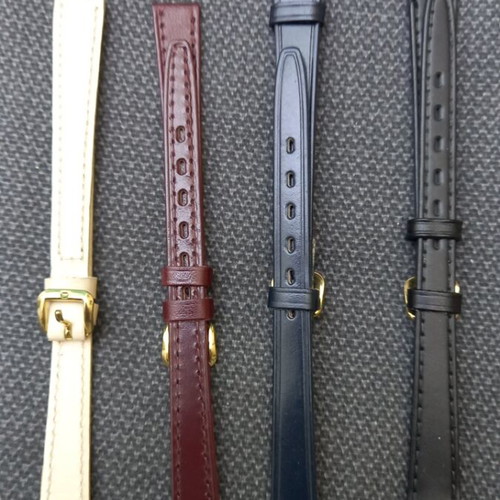 Leather watch straps set of 8, size 10, new