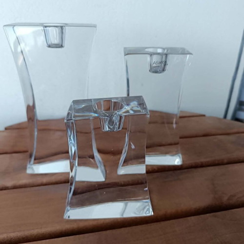 Atlantis Crystal Trend candlestick set handmade, new