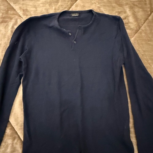 Zara blouse used, blue, long sleeve, size S