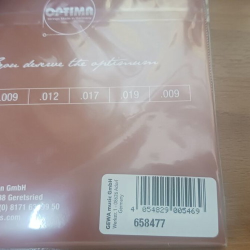 Optima 09 Banjo Strings new