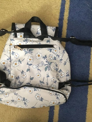White backpack bag new