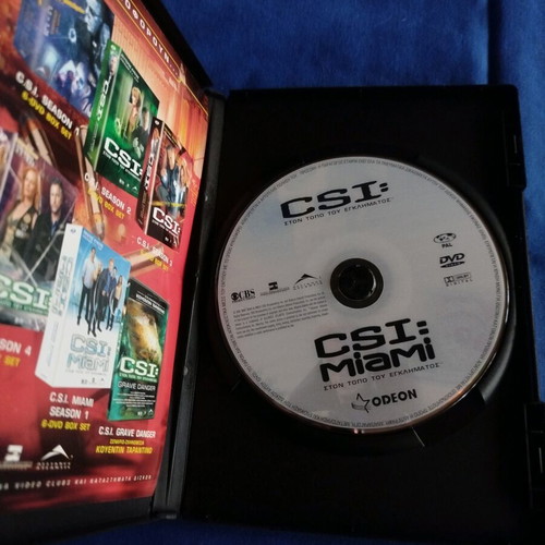 CSI Las Vegas and CSI Miami DVD like new with subtitles