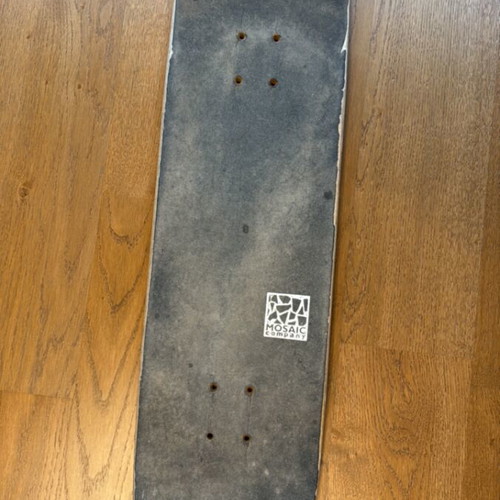 Skateboard used with Mosaic grip