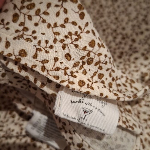 Muslin swaddle set 3 pieces like new, 100% organic cotton 65x65cm Konges Slojd