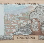 Cyprus One Lira Banknote 2004 Uncirculated