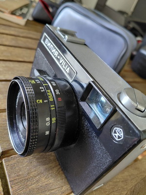 Vilia Soviet 35mm Film Camera used, Triplet 69-3 40mm f/4 Lens