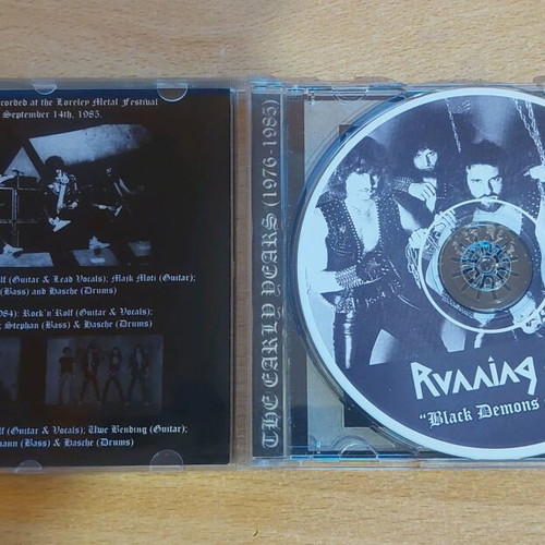 Running Wild Black Demons On Stage CD like new, metal