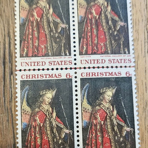Vintage Christmas Stamps 1968 United States new